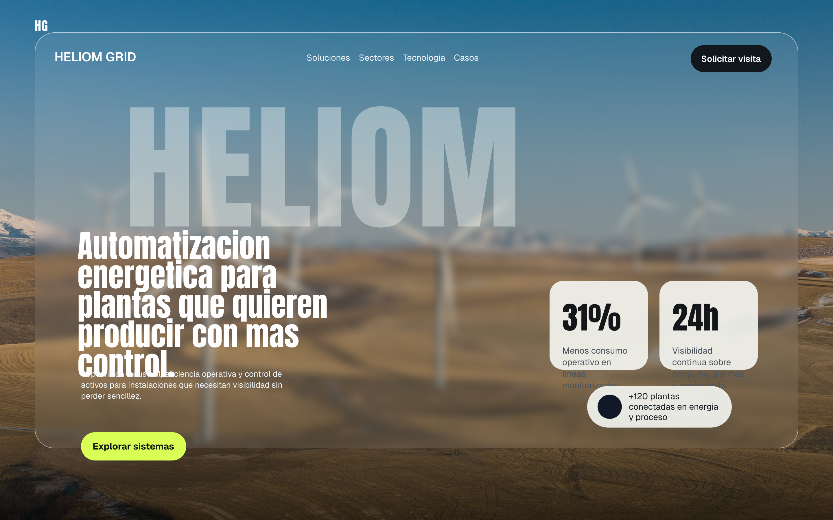 Heliom Systems portfolio project